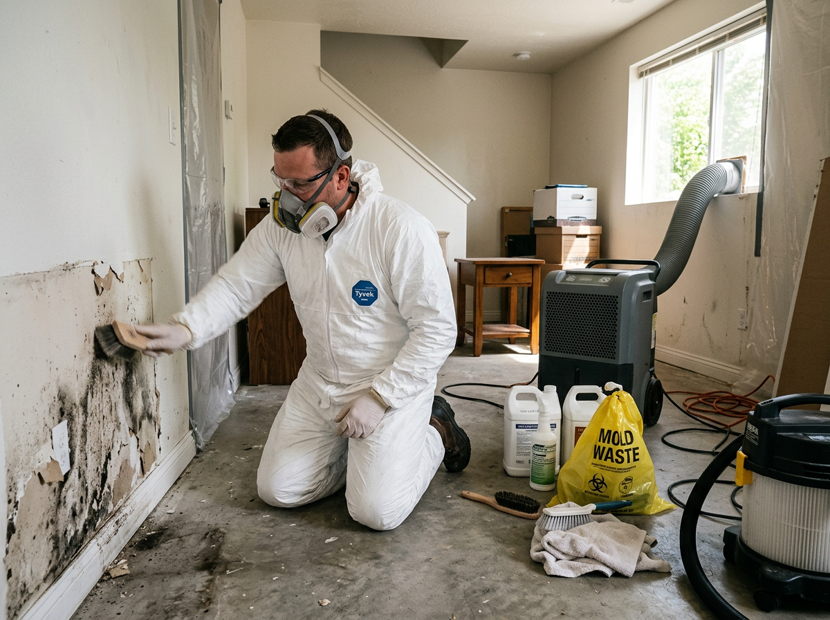 mold removal and remediation in Draper