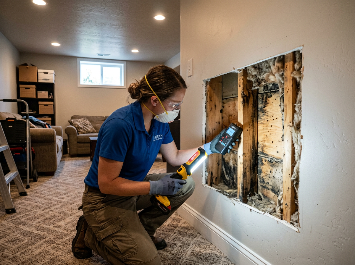 mold removal and remediation by Salt Lake Remediation Co in Springville, UT