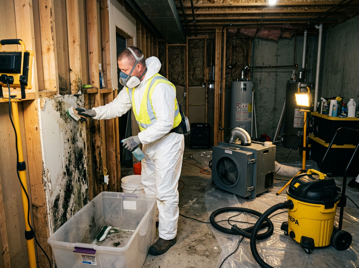 mold removal and remediation in Magna